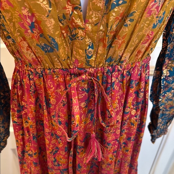 FARM Rio Floral Royalty Patch Maxi Dress Size S - Picture 7 of 14